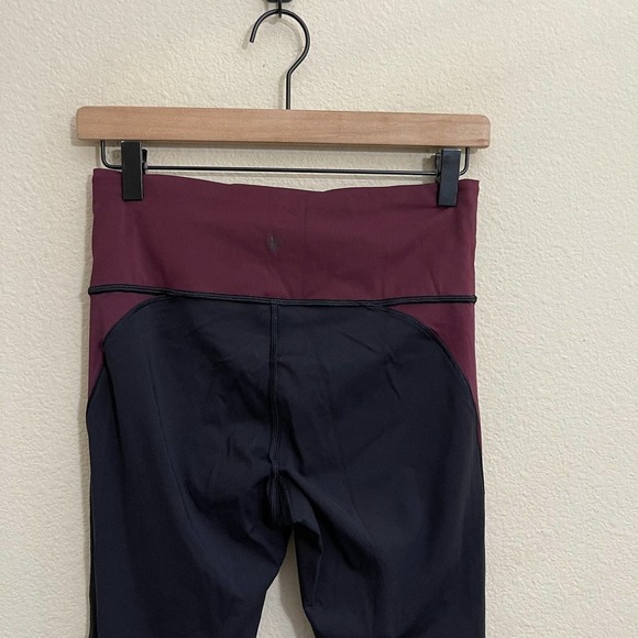 Athleta Crunch Colorblock 7/8 High-Rise Lightweight Legging Tights Super Sonic S - Picture 12 of 16